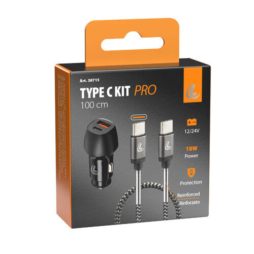 USB Car Charger with Type-C Fast Charging