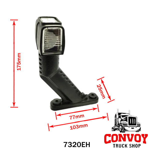Aspöck Superpoint 4 LED Flexible Marker Lamp – Elbow Arm