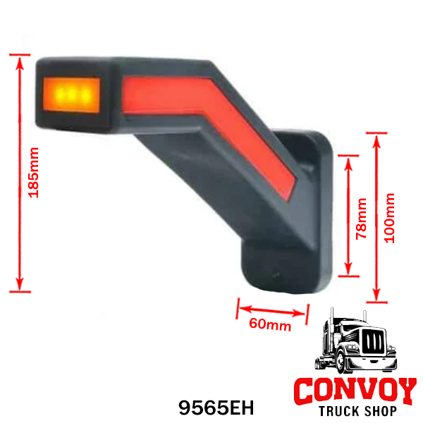 Long Arm LED Rubber Marker Lamp