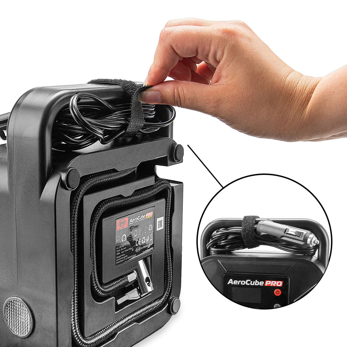 Compresor auto portabil cu LED