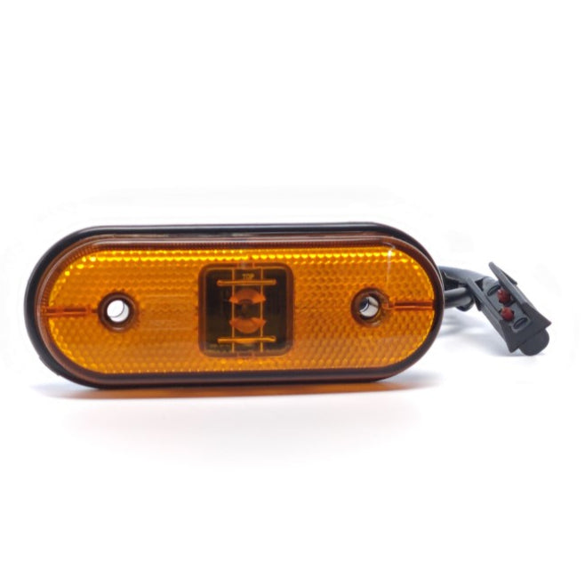 Aspöck Unipoint LED Position Lamp Amber with 0.5m Cable