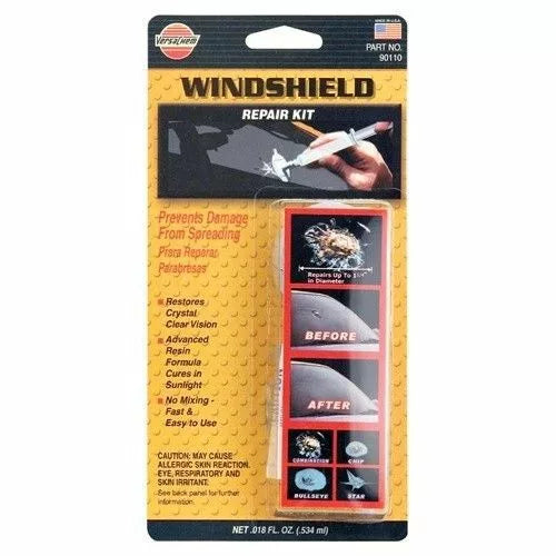 Stone Chip Repair Kit for Windshields and Headlight Lenses