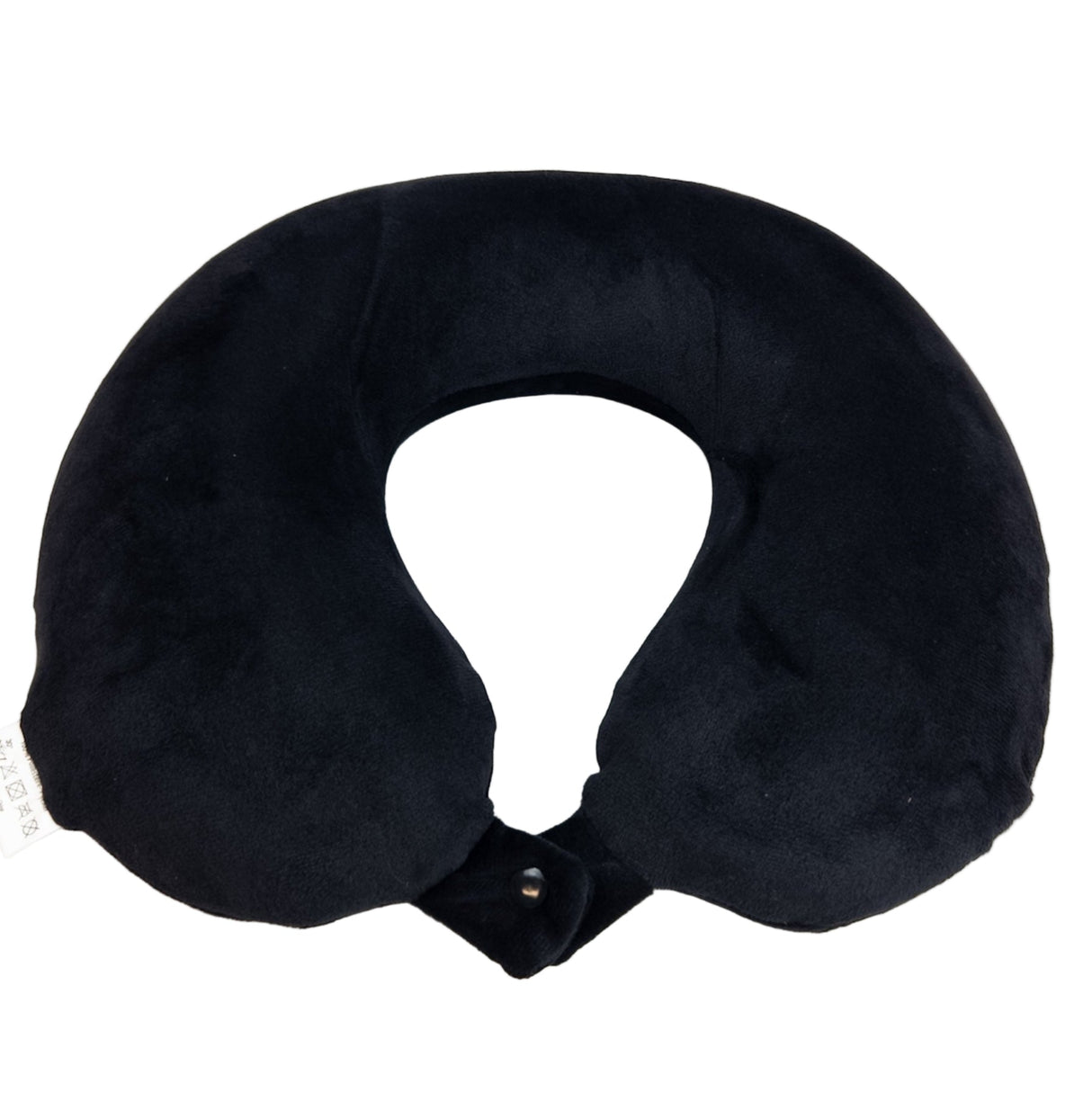 Memory Foam Neck Pillow – Black