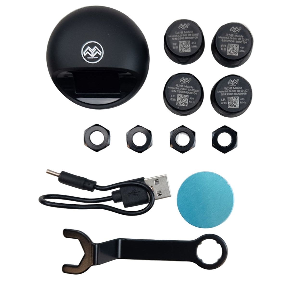 Digital Tire Pressure Sensor with Display