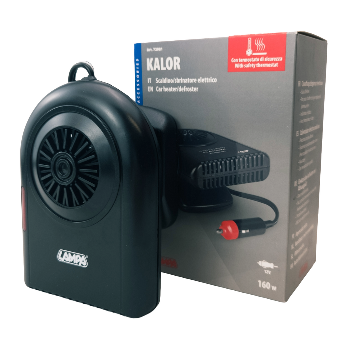 12V 160W Car Defroster with Cigarette Lighter Plug