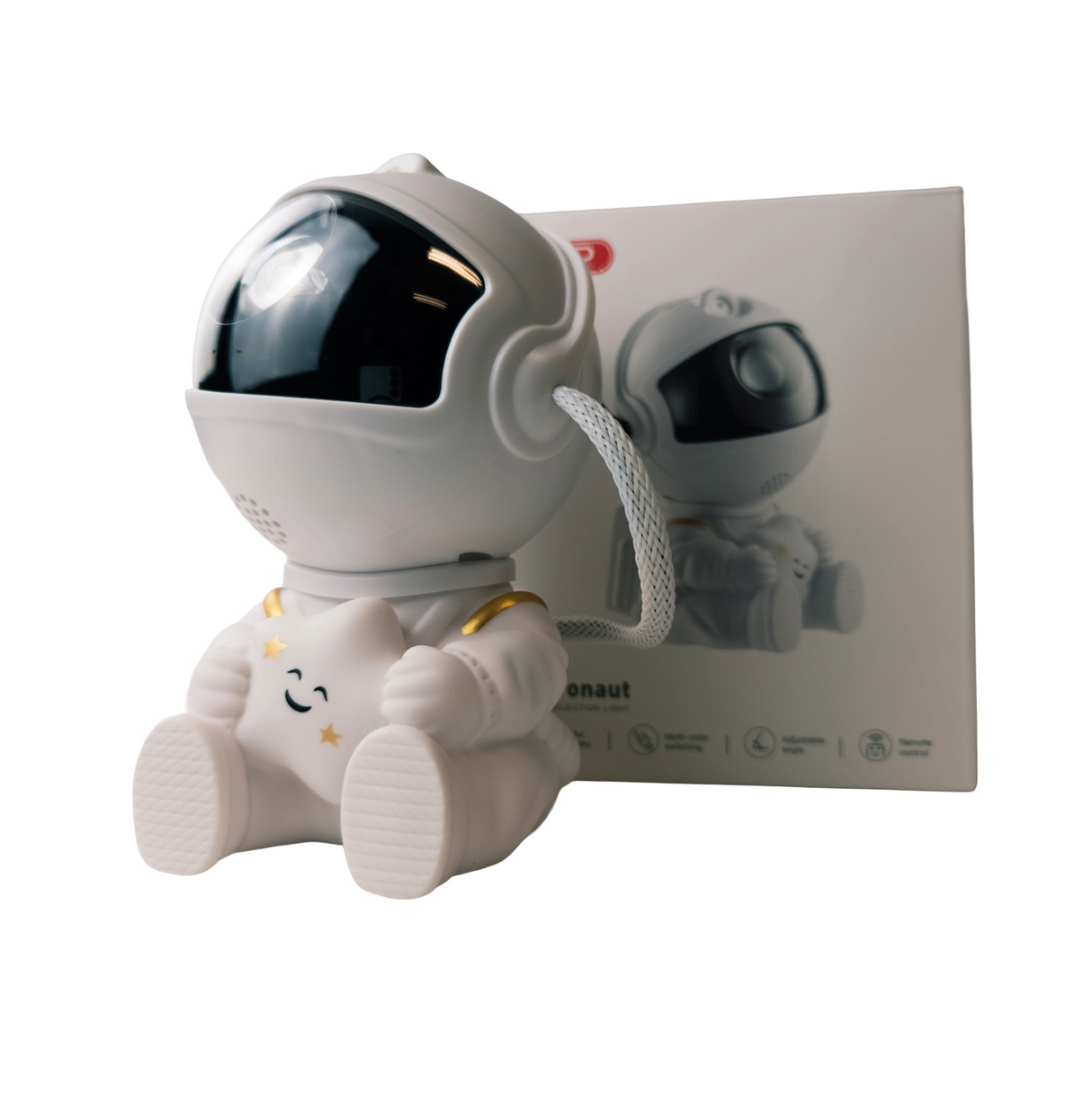 Mini Astronaut Galaxy Projector – White