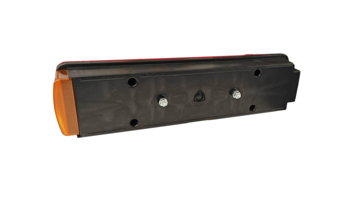 7-Chamber Rear Lamp for Scania Trucks, Left, Rounded License Plate & Position Light