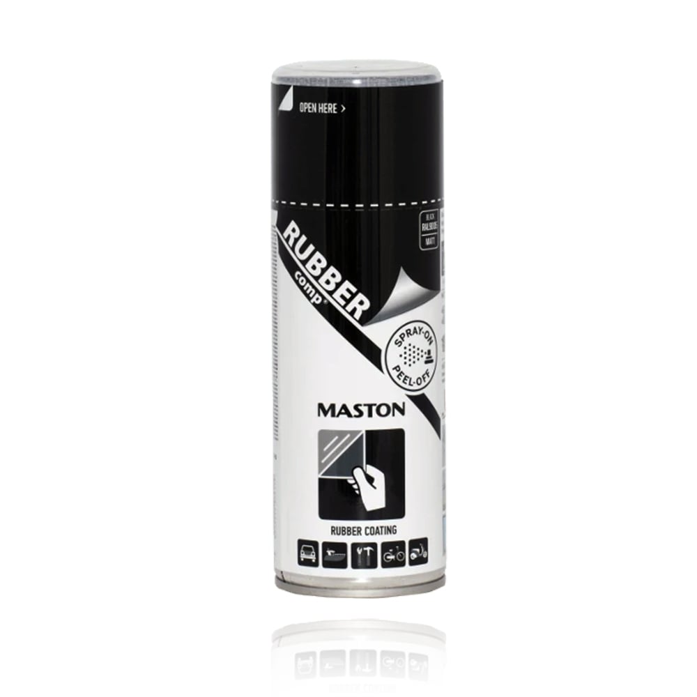Peelable Rubber Coating Spray Matte Black 400ml - RUBBER