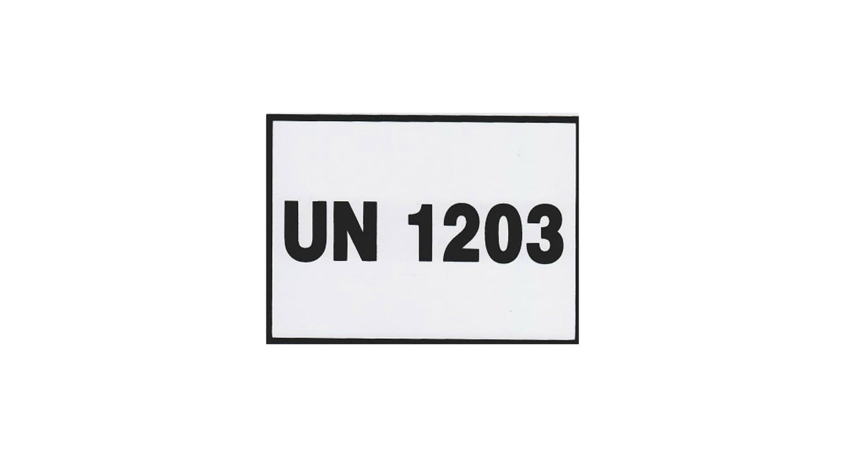 ADR UN1203 Sticker (Gasoline) 7.5-10cm