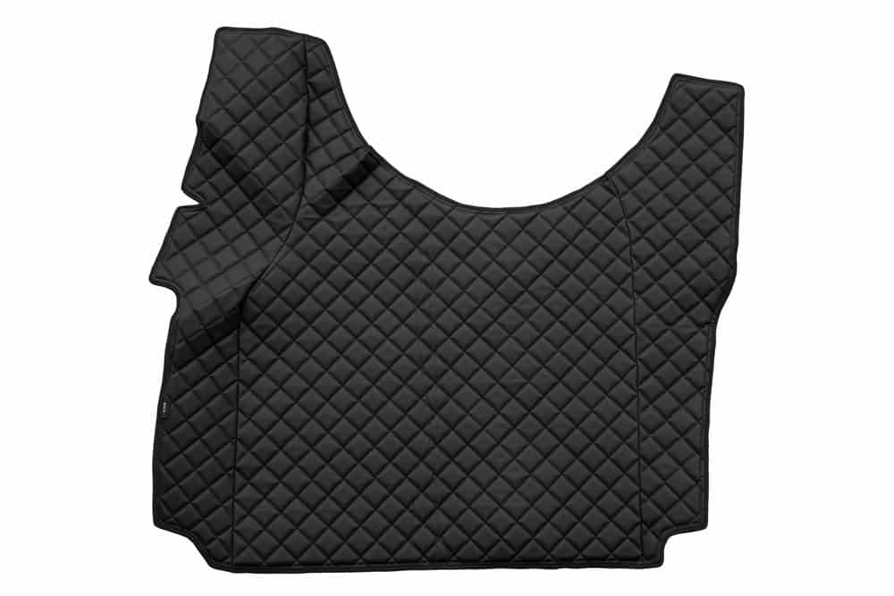 Quilted Faux Leather Floor Mat for Renault T with Engine Tunnel (From 2014)