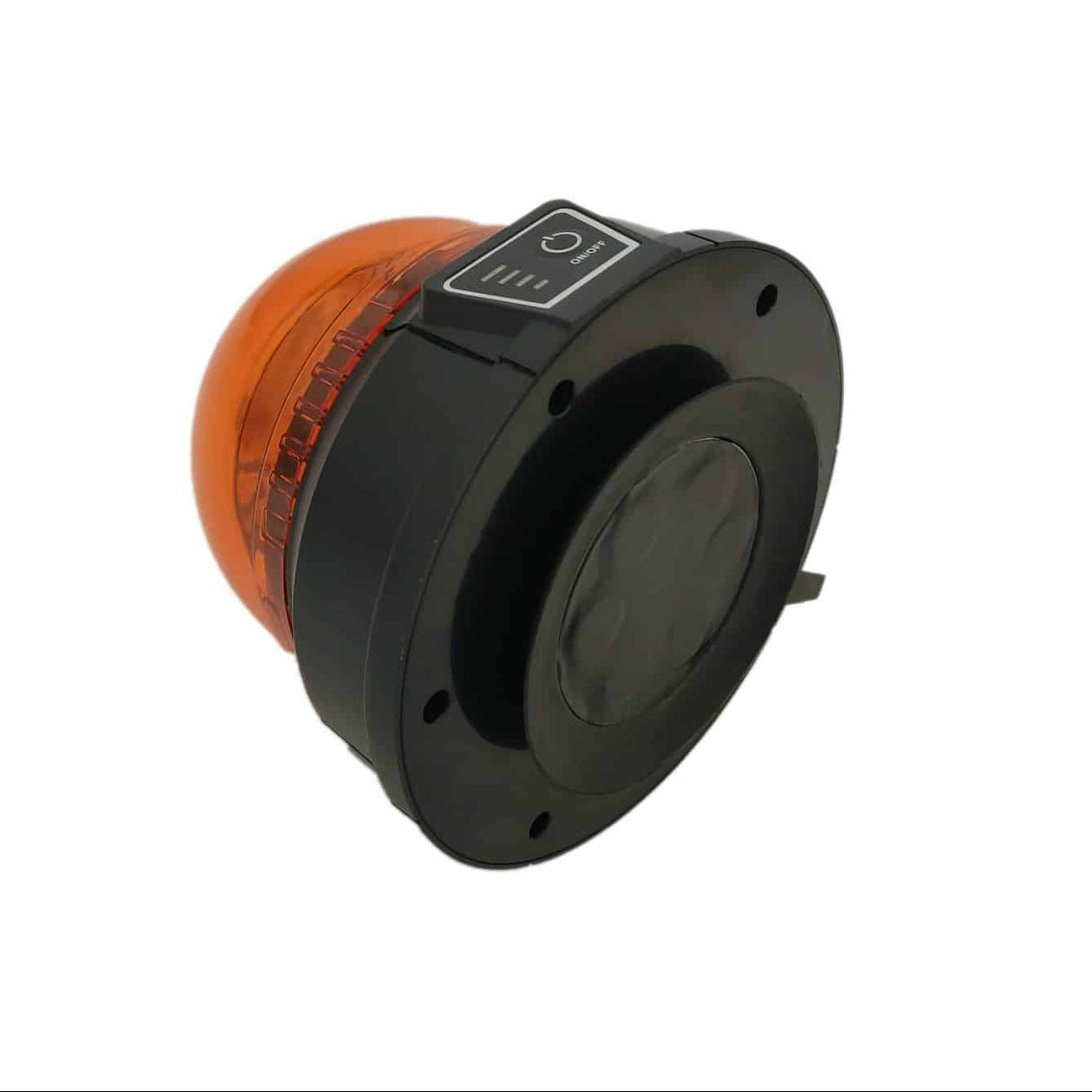 Rechargeable LED Amber Strobe Light with Magnetic Base - Low Profile