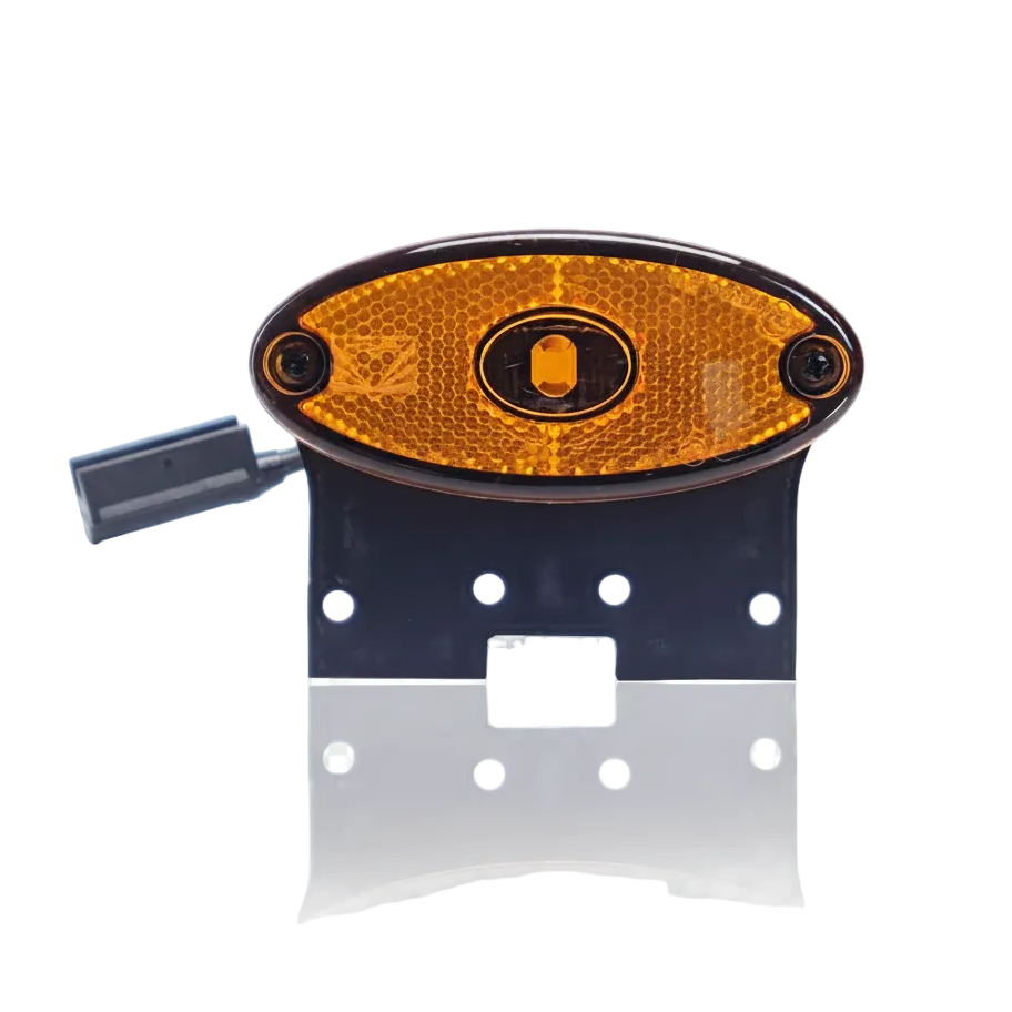 Aspöck Flatpoint II LED Positionsleuchte oval, gelb, 24V