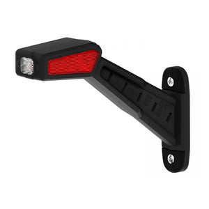 Straight Arm LED Marker Lamp – Large Rectangular Rubber Mount