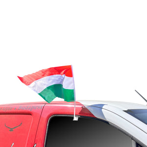 Hungarian Car Window Flag (30x46cm)