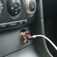 Caricabatterie da Auto USB-A e Type-C con Display di Tensione