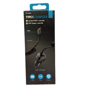 Car Cigarette Lighter USB-C Charger – 1 Port, 3000mA