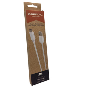 USB Type-C Data Cable White 2 m