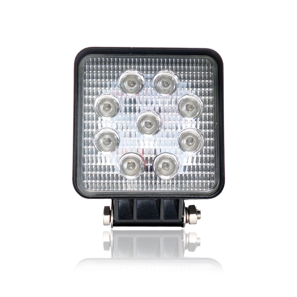 LED Work Light Square Flood 27W 12/24V Blue