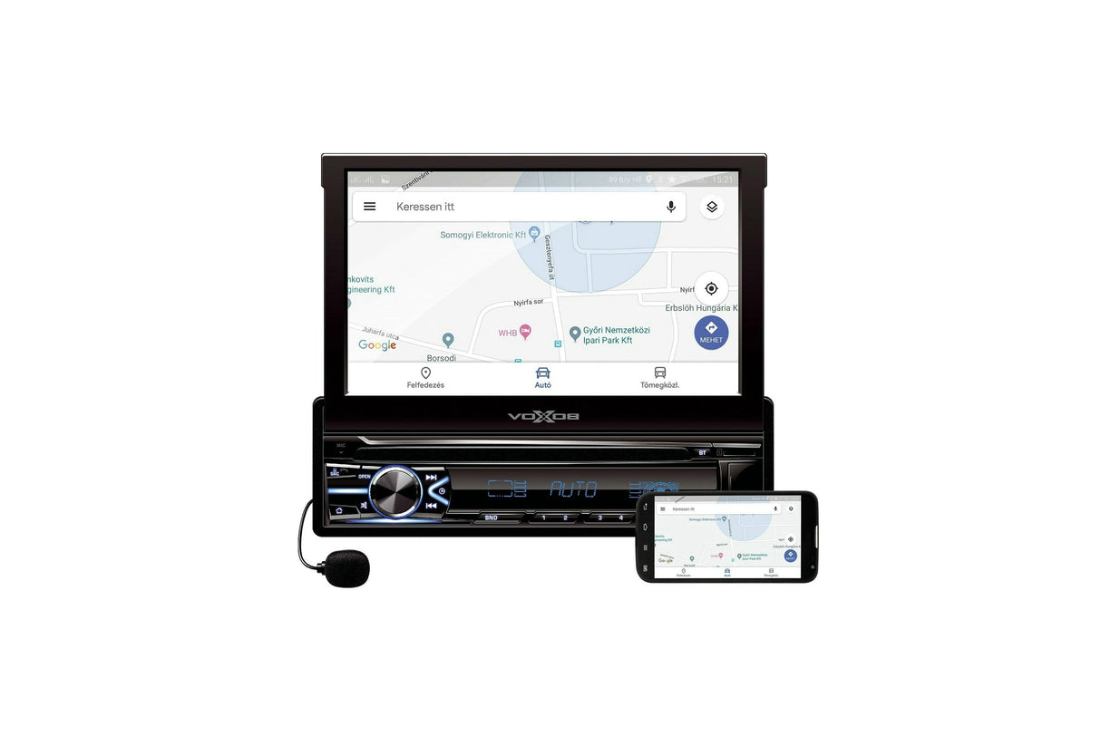 Car Radio & Multimedia Player (7" LCD, RDS, BT, A-LINK)