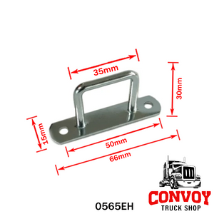 Rectangular Galvanized Steel Tarpaulin Eyelet