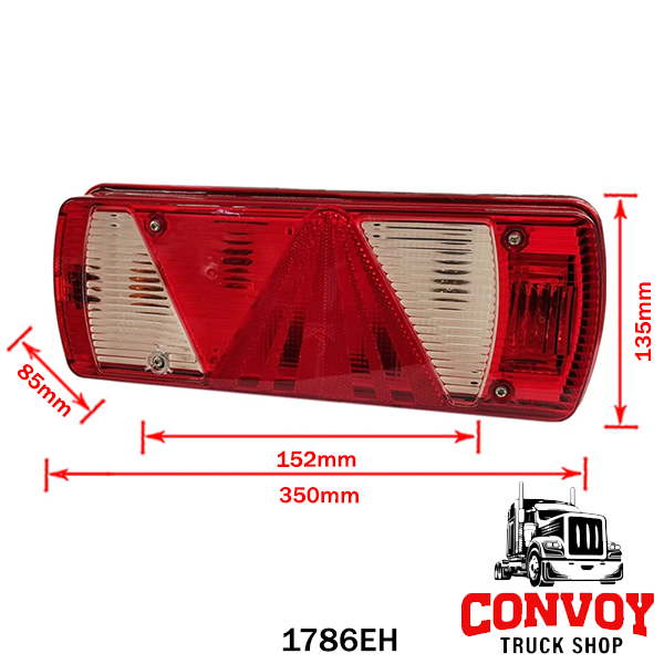 Aspöck Ecopoint II Rear Lamp for Fliegl Trailers