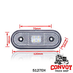 Rounded 4-LED Position Lamp