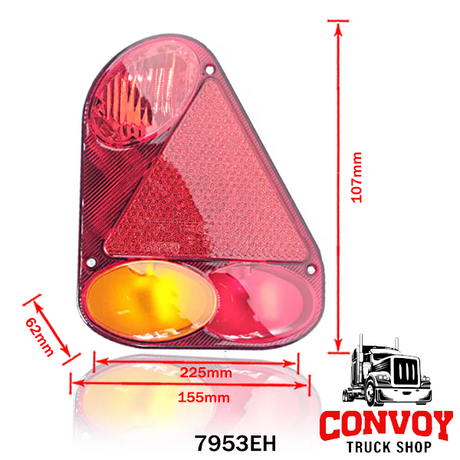 Triangular Trailer Tail Light