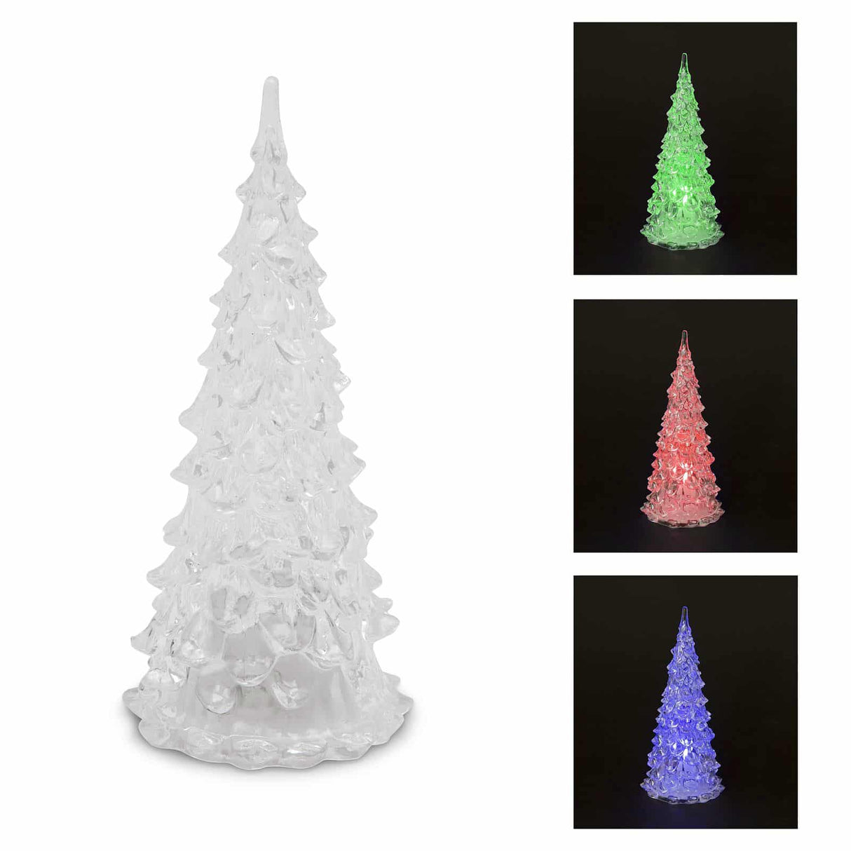 Christmas Decoration LED Color-Changing Acrylic Christmas Tree 22 cm
