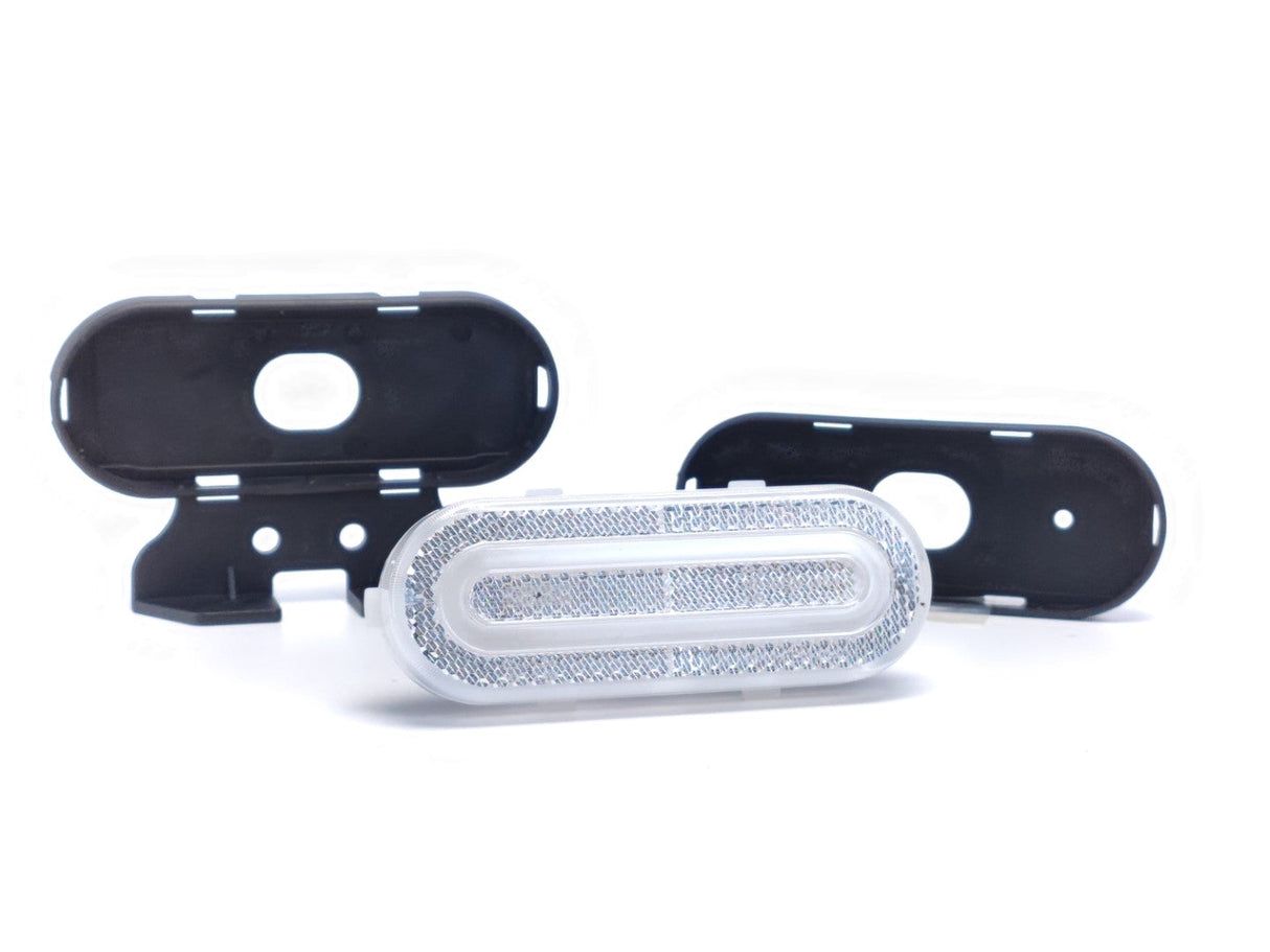 LED Position Lamp Rounded Transparent 12-36V