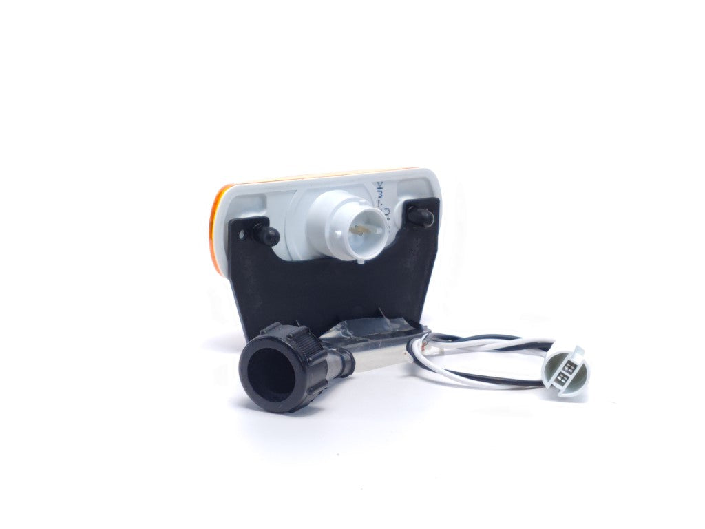 LED Position Lamp with Rounded Holder - Amber