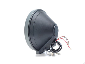 Round High Beam Headlight with White LED Position Light