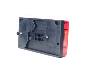 Rectangular Trailer Lamp with Triangle Reflector