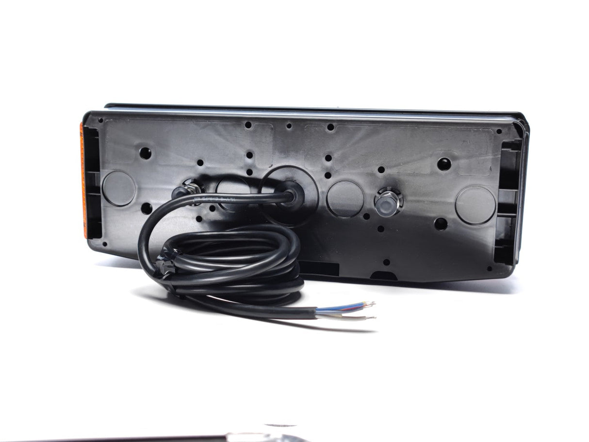 7-Function LED Rear Light with Hexagonal Reflector