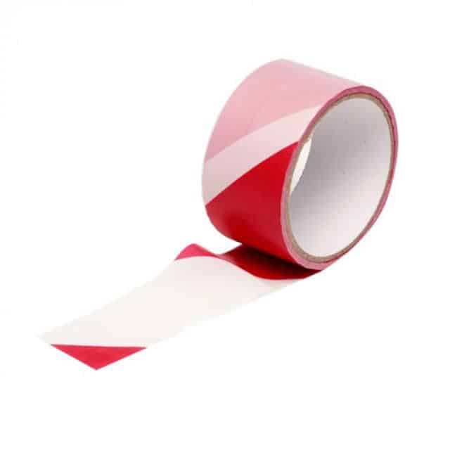 Red-White Barrier Tape 25 m