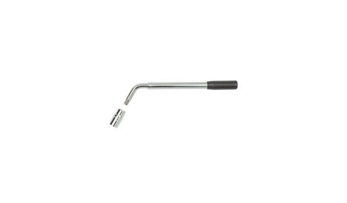 Telescopic Lug Wrench with 17/19mm Socket Heads