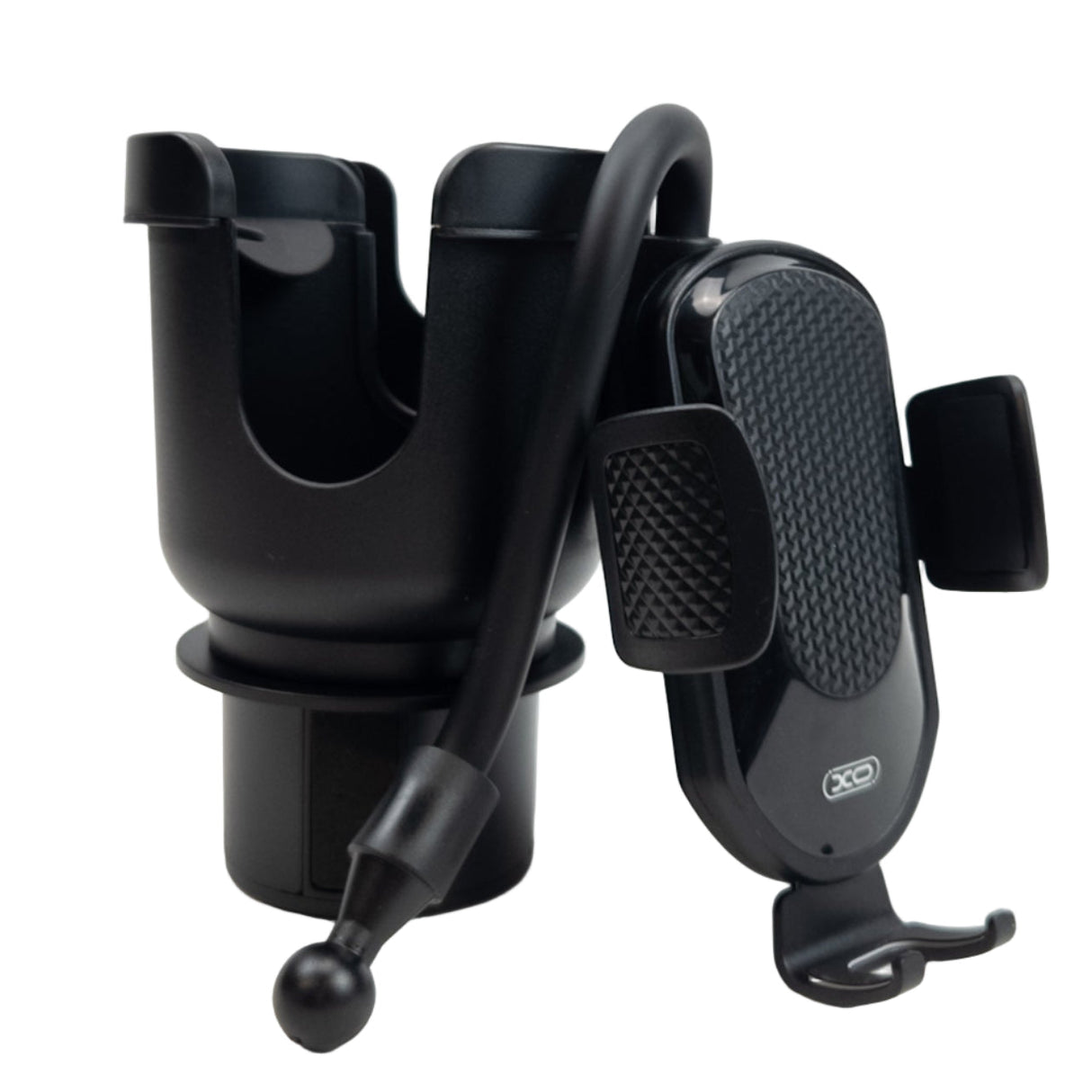 XO C140 Car Phone Holder with Cup Holder Mount – Black