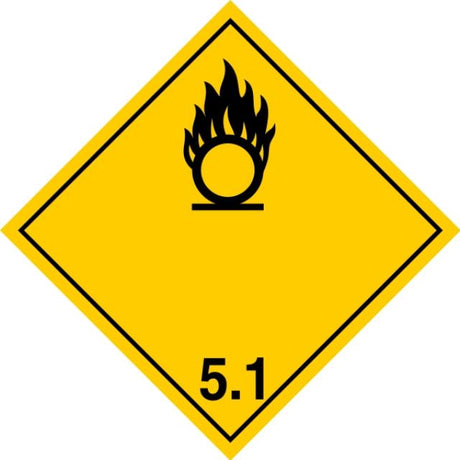 ADR Numbered Hazard Label Sticker