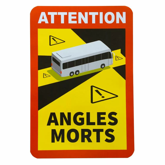 Angles Morts Blind Spot Sticker for Buses