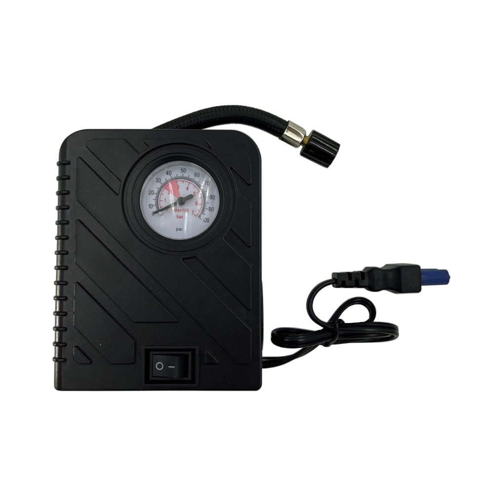 12V Multi-Function Jump Starter with Compressor, Charger & Flashlight