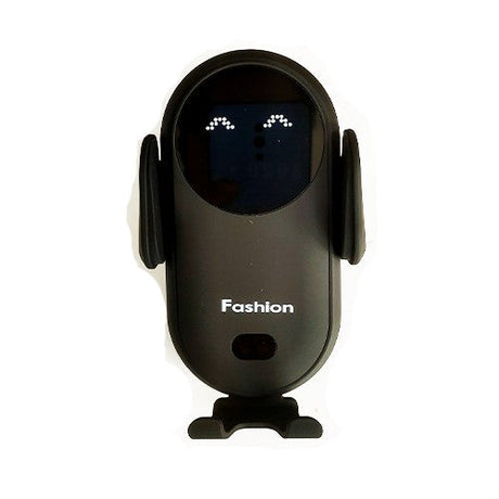 Suport auto pentru telefon cu prindere la grila de ventilație, închidere automată și încărcare wireless