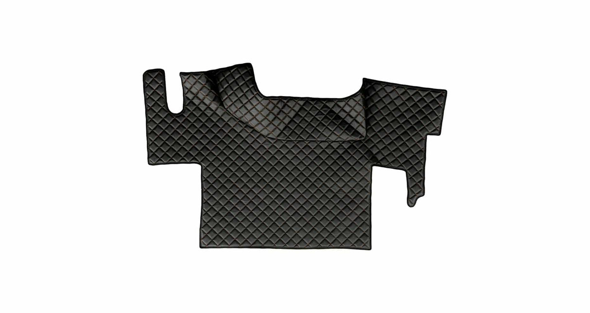 Quilted Faux Leather Floor Mat for Renault T Flat-Floor