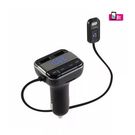 Bluetooth Car Hands-Free Kit with FM Transmitter & MIC