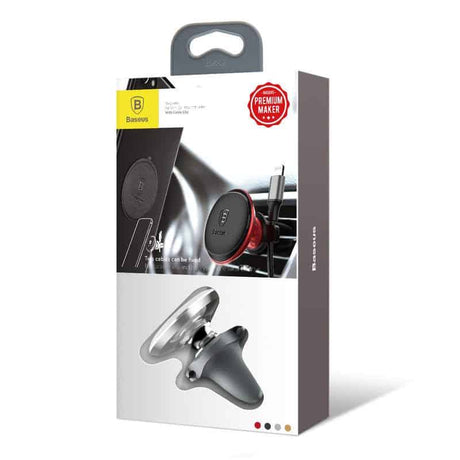 Магнитна поставка за телефон за автомобил Baseus – монтаж на вентилационна решетка