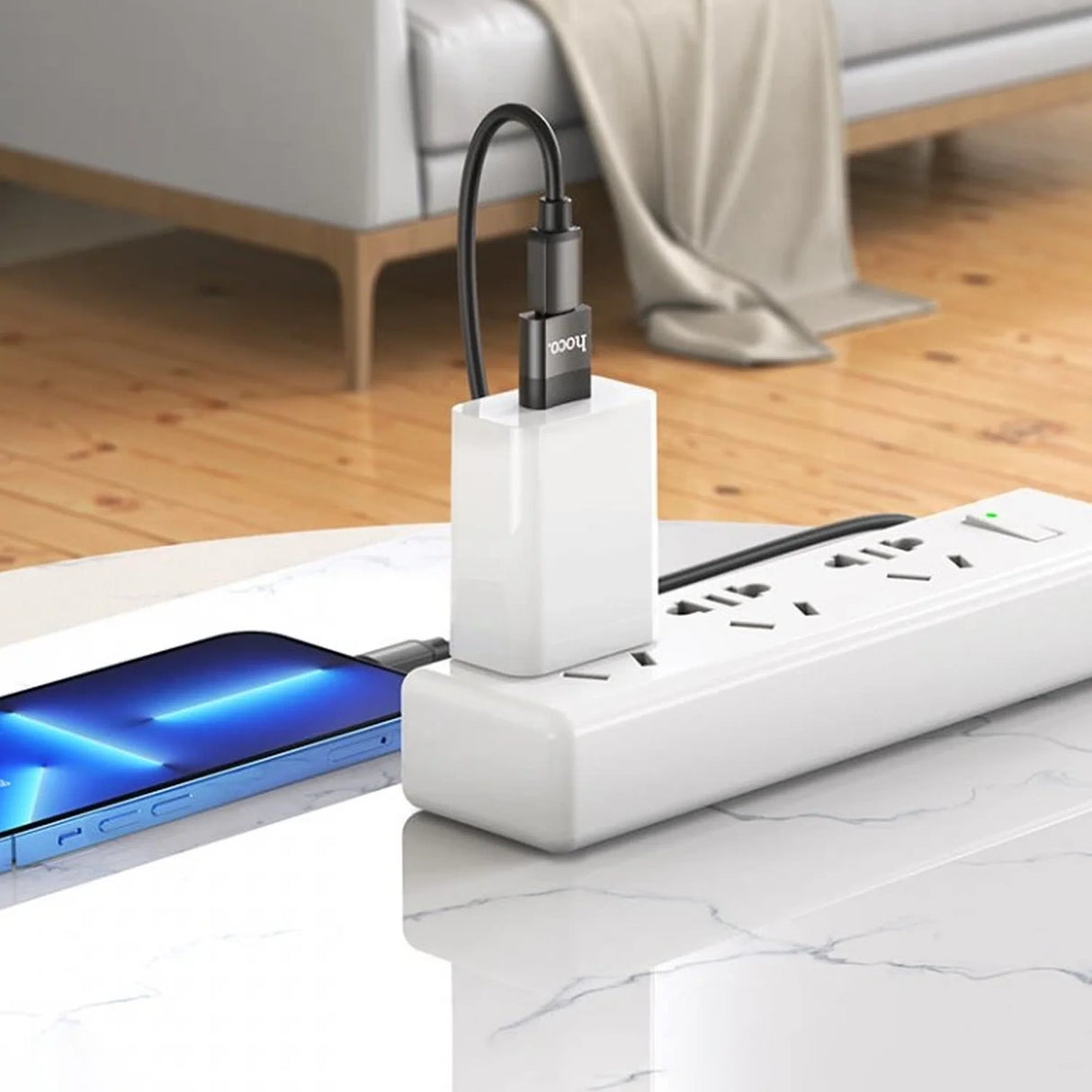 USB 2.0 to USB Type-C Adapter - Black