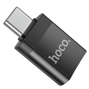 Adaptor HOCO UA17 USB Type-C la USB 3.0, negru