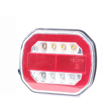 LED Wireless Magnetic Prism Trailer Light 12V