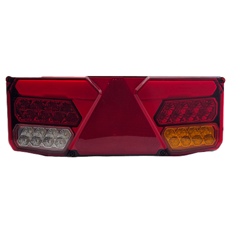 LED Rear Lamp 7-Function Triangle Prism 12-24V