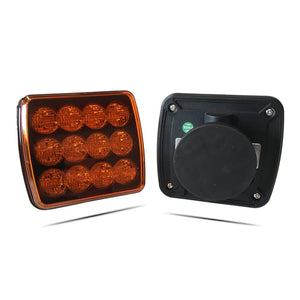 Rechargeable LED Amber Warning Light with Magnetic Base