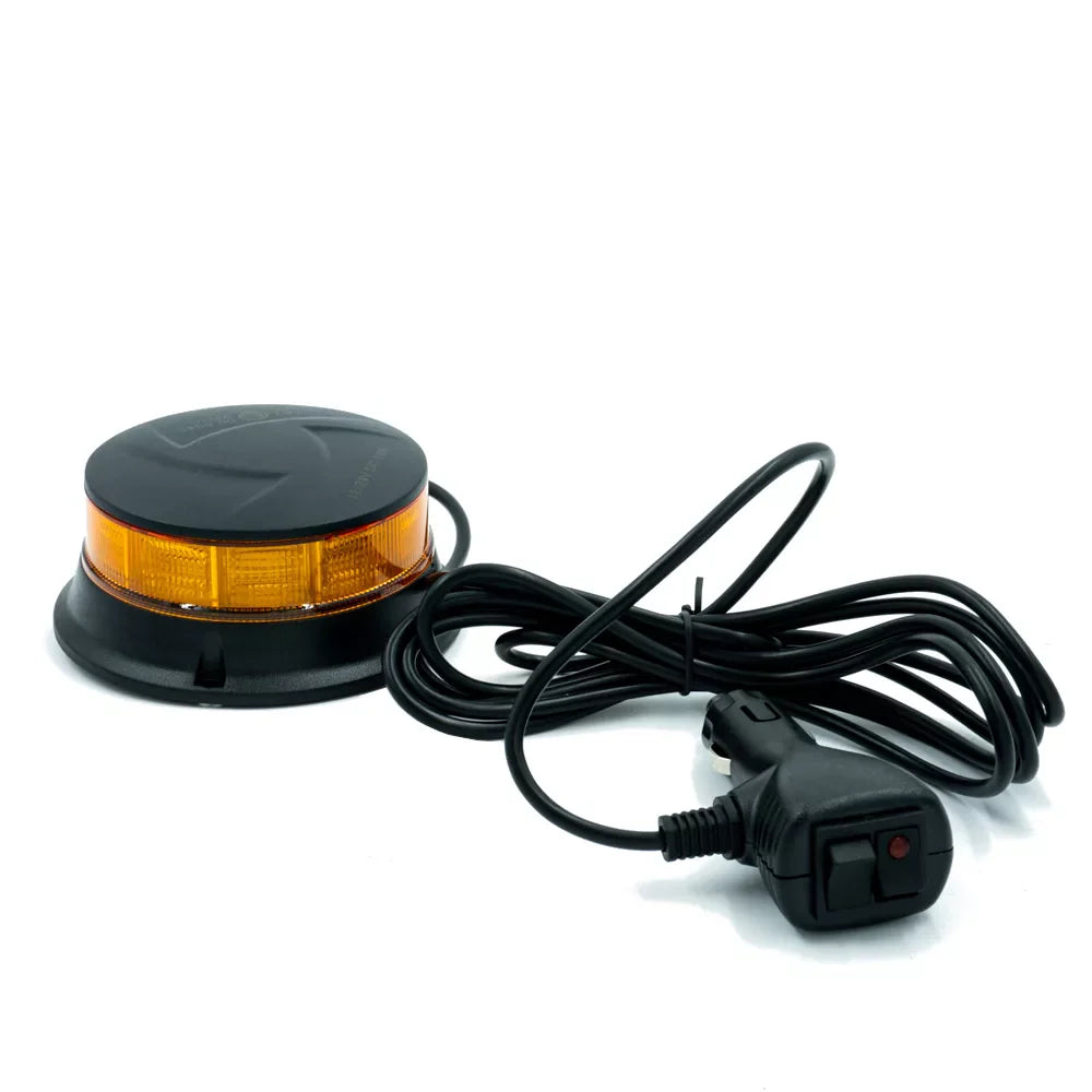 Yellow Flashing Warning Light BLACK EDITION