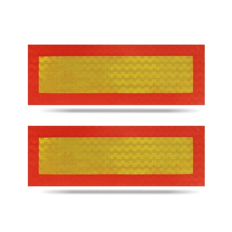 Reflective Sign with Frame, E-Marked, Pair